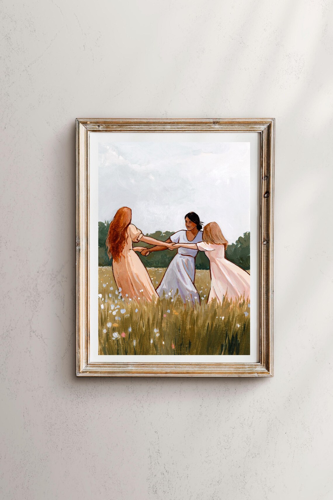 We Dance With Joy Women Dancing, Art Print