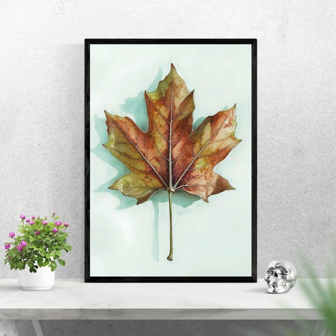 Autumn Leaf Maple Art Print