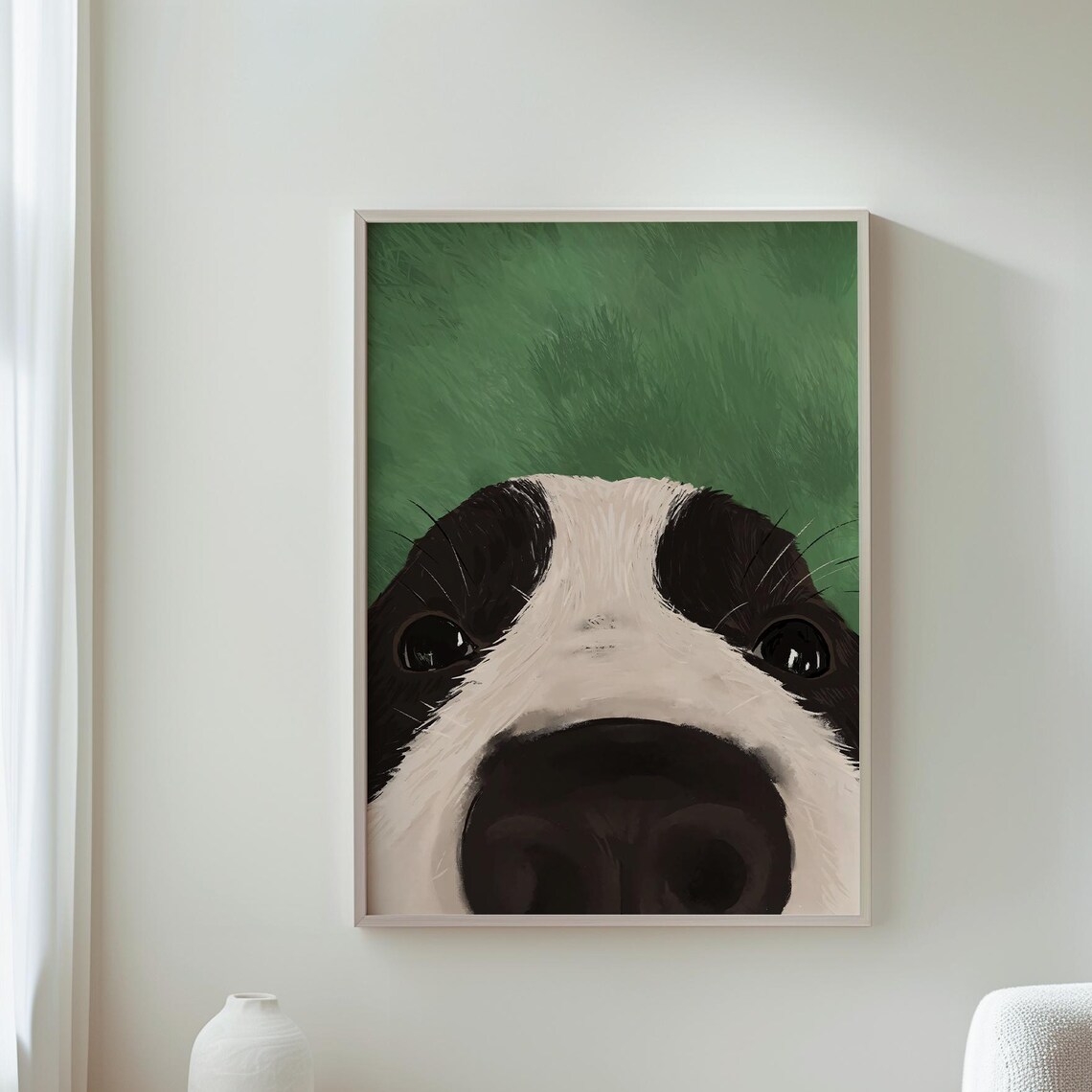 Pet Cute Illustration Art Print for Cozy Interiors