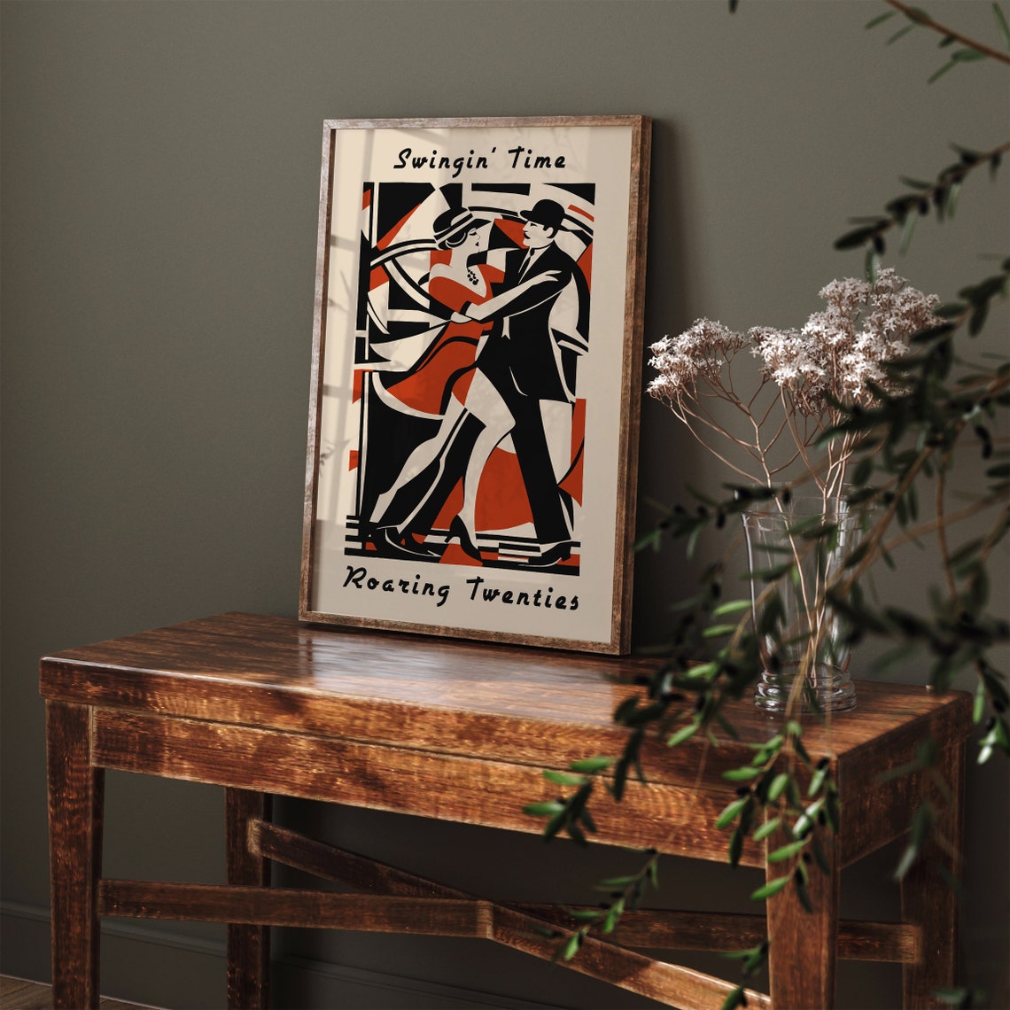 Swingin' Time Roaring Twenties Dancing Couple Art Deco Poster - Image 4