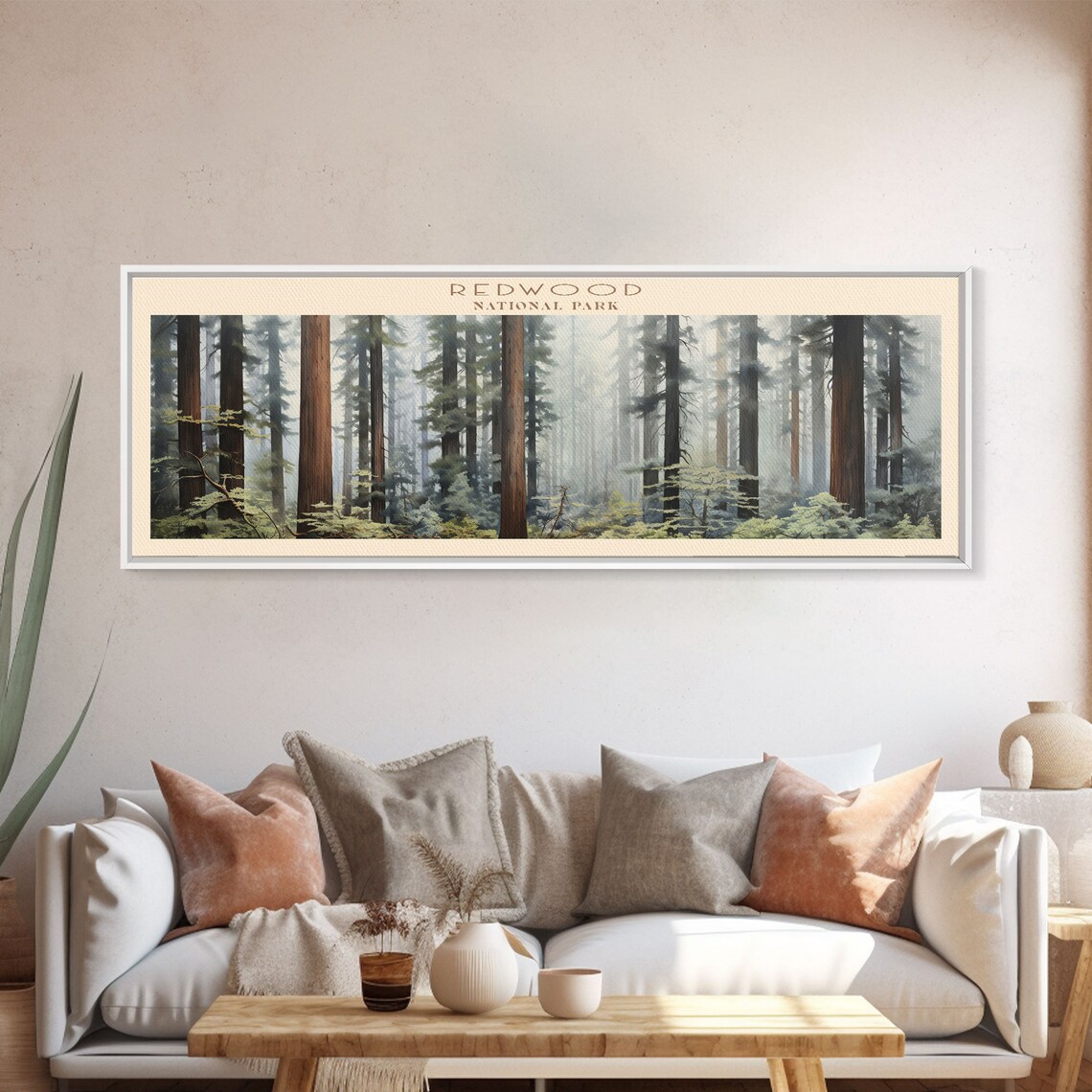 Redwood National Park, California Minimalist Travel Poster - Image 5