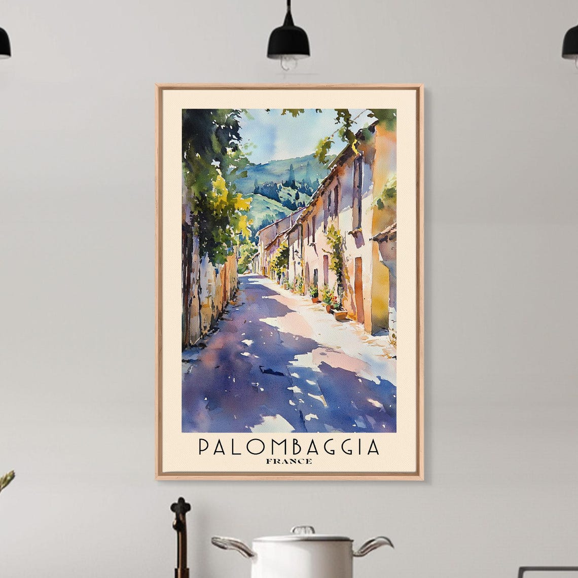 Palombaggia France Watercolor Print Vacation Gift France Wall Art Beach Painting Beach Decor Beach Or Lakehouse Art - Image 6