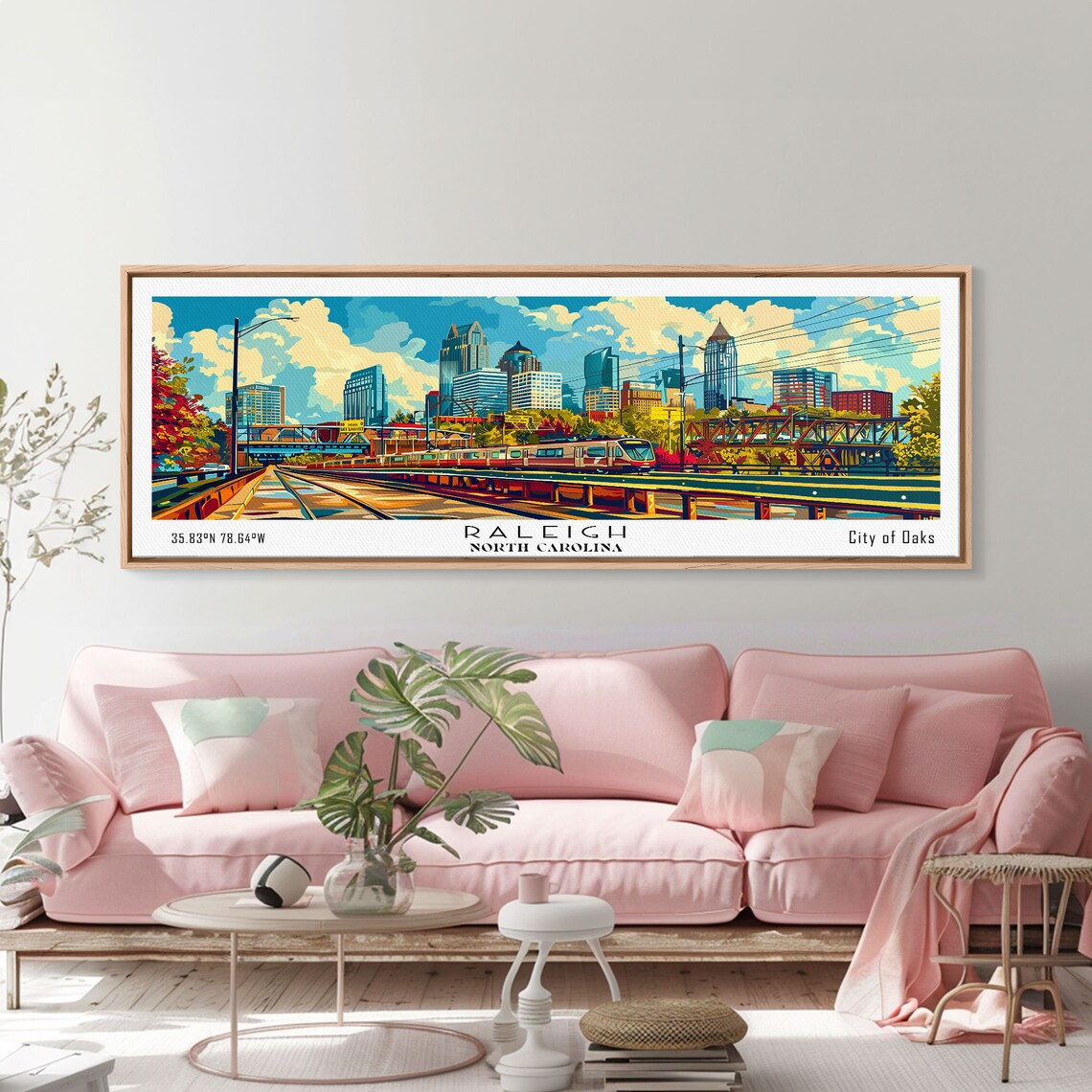 Raleigh, North Carolina Mid-Century Travel Poster - Image 2