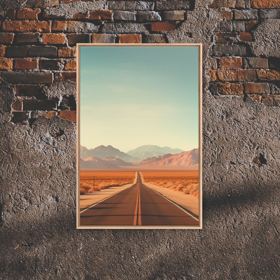 Desert Landscape Desert Wall Art Mountains Wall Art Print Wall Hanging Portrait Art Home Decor Prints Office Wall Decor - Image 3