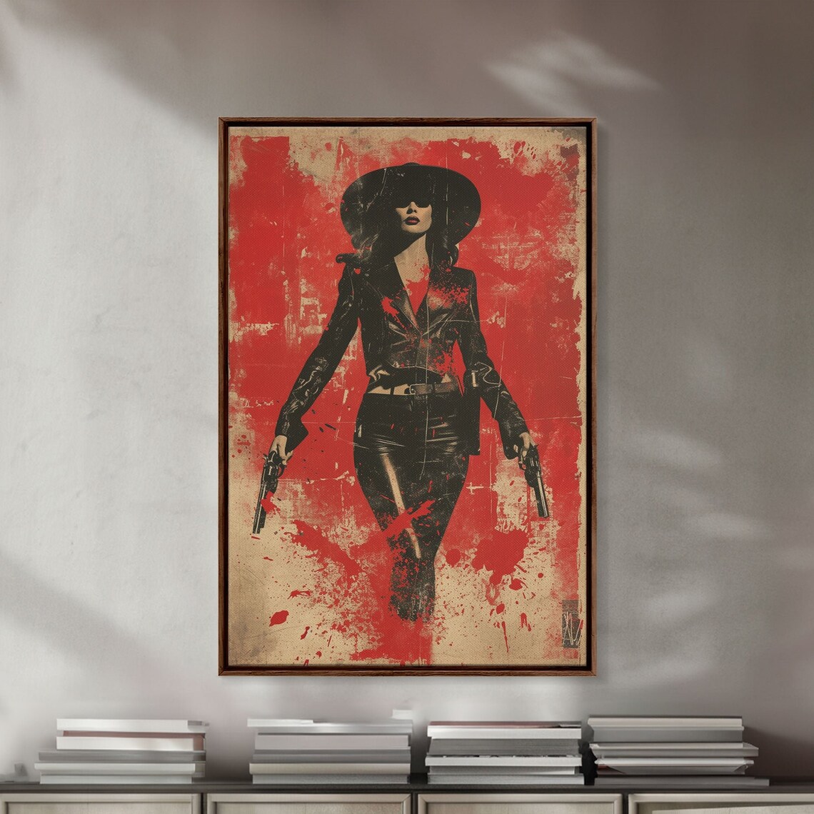 Western Cowgirl Book Cover Art, Modern Western Poster - Image 3