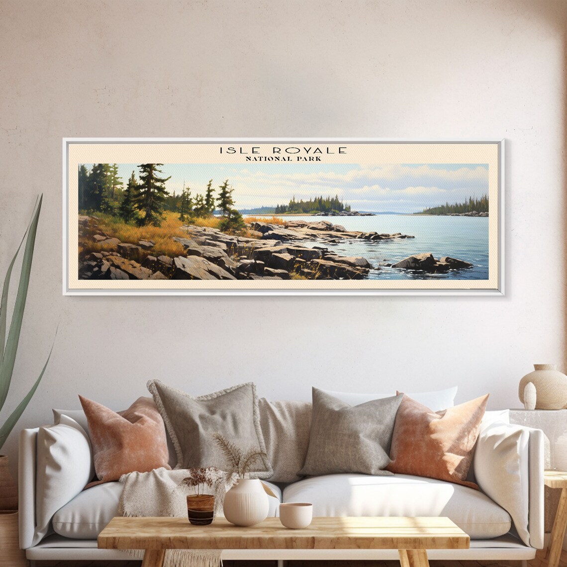 Isle Royale National Park Minimalist Travel Poster - Image 5