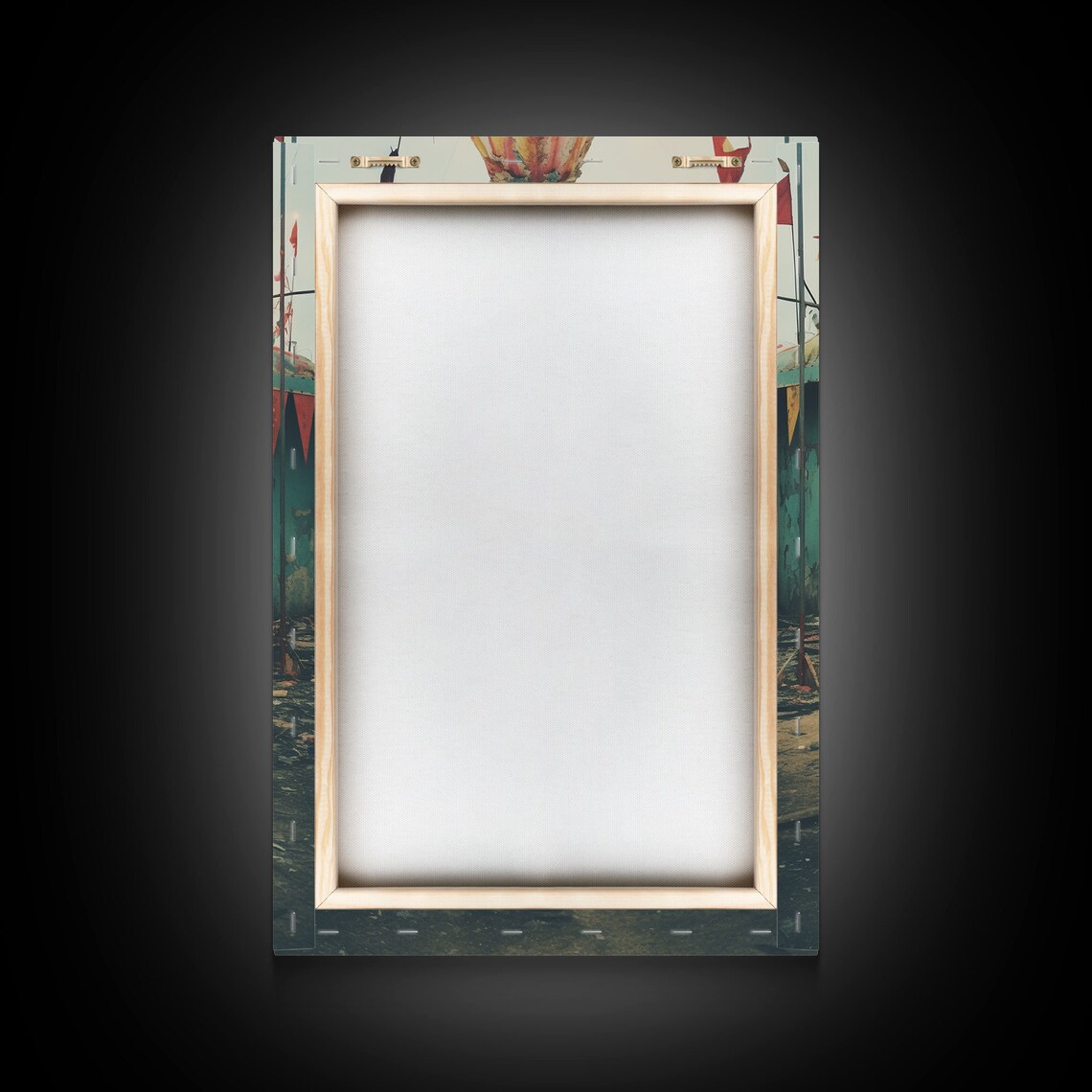 Carnival Circus Tent Minimalist Art Print, Spooky - Image 2