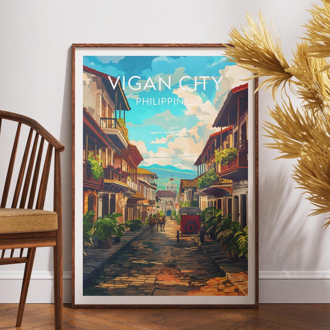 Vigan Travel Poster, Philippines