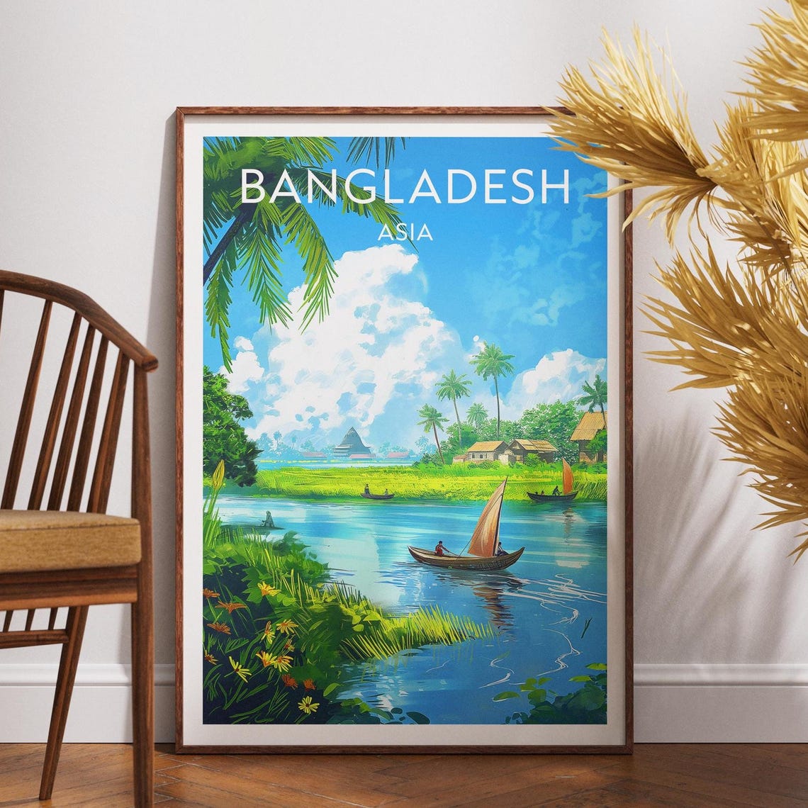 Bangladesh Travel Poster, Sundarbans