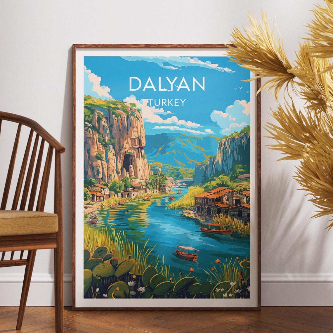 Dalyan Travel Poster, Turkey