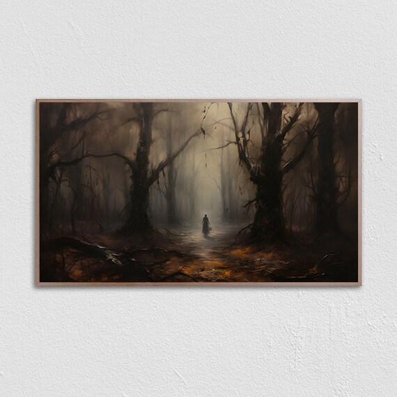 Vintage Autumn Landscape Tv Art Moody Fall Painting Moody Landscape Frame Tv Art Gothic Art For Tv Art For Frame Tv Frame