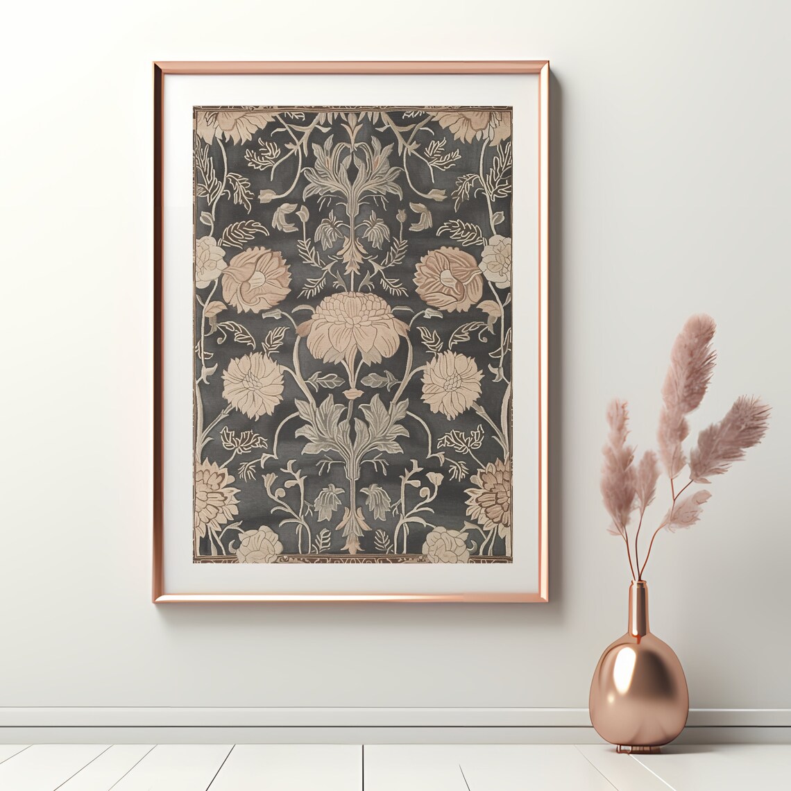 Vintage Floral Tapestry Wall Art, Modern Farmhouse - Image 3