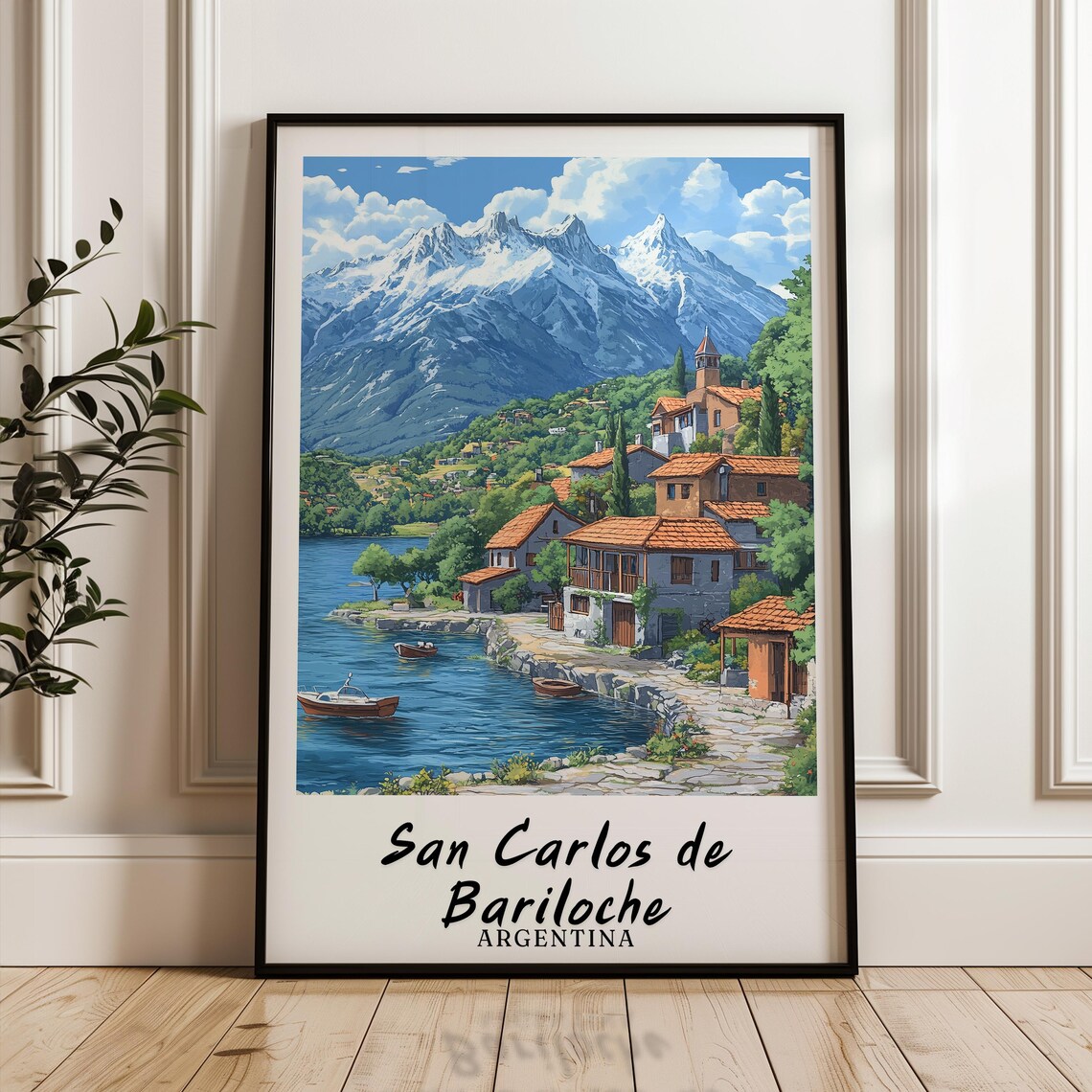 San Carlos De Bariloche Travel Poster, Argentina