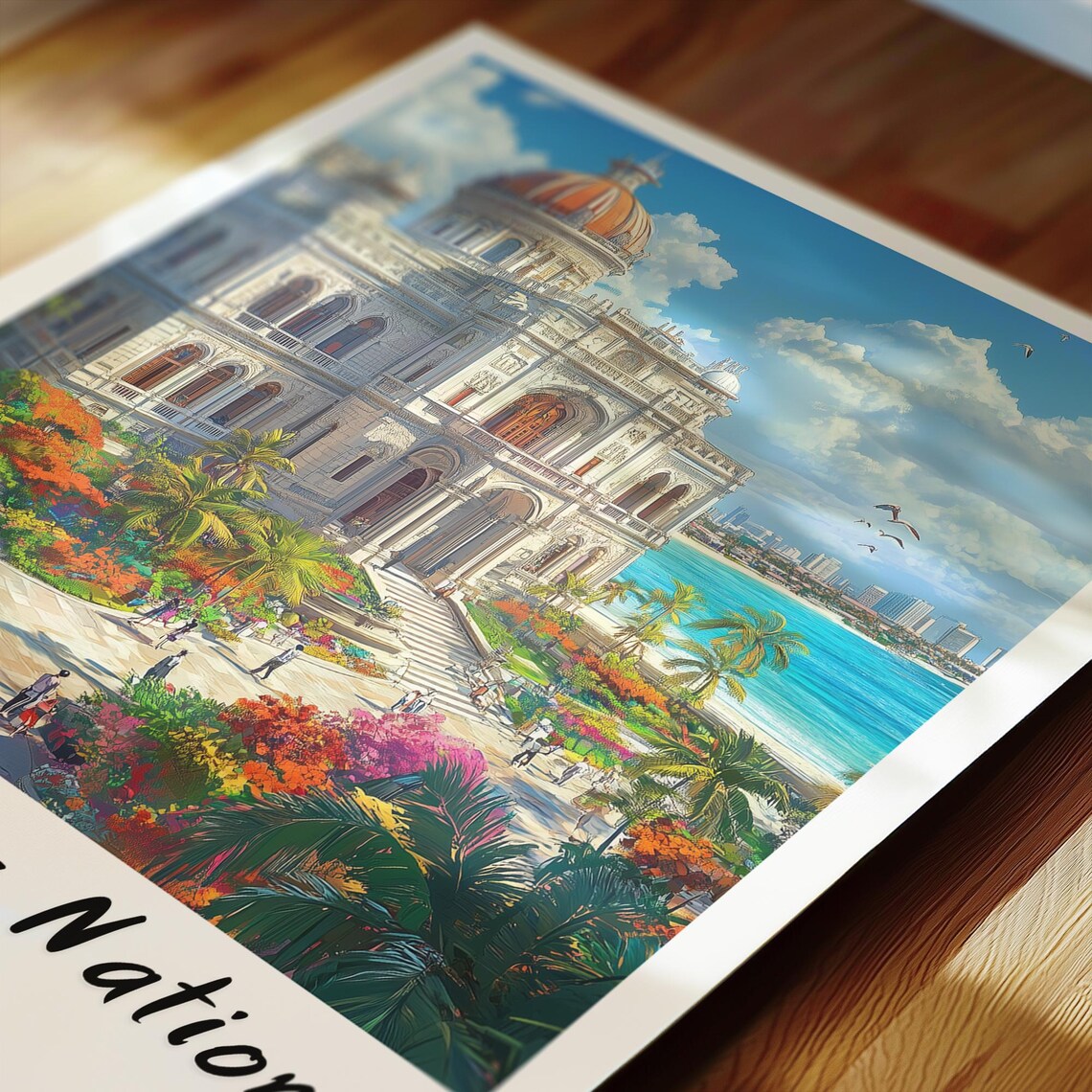 Maldives National Museum, Minimalist Travel Poster - Image 2