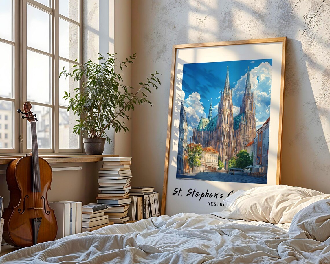 St Stephens Cathedral Austria Travel Poster - Image 3