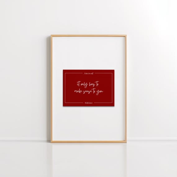 Coquette Wall Art Love Cute Trendy Poster Girly Quote Typography Apartment