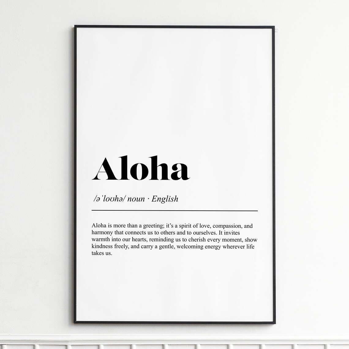 Aloha Spirit Of Love Compassion Gentle Warmth Tropical Poster