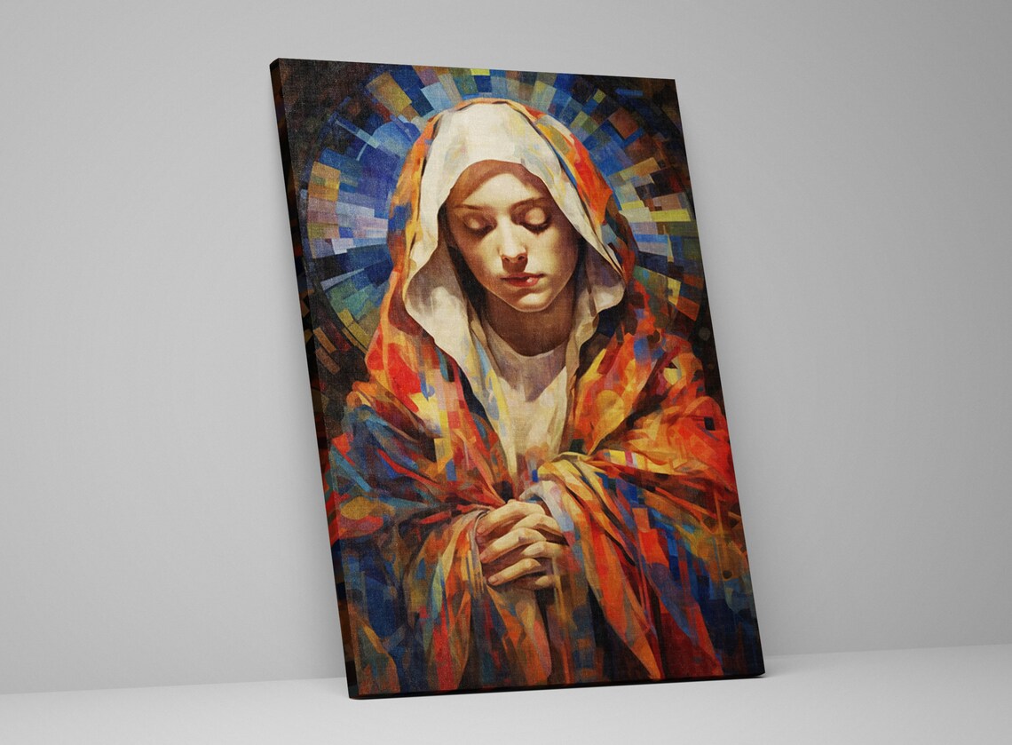 Virgin Mary, Mother of Jesus Religious Art Print - Image 4