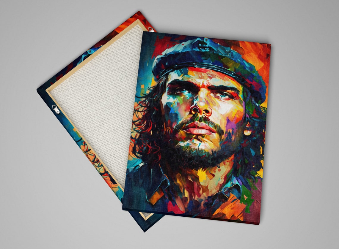 Che Guevara Revolutionary Portrait Beret Colorful Icon Art Poster - Image 4