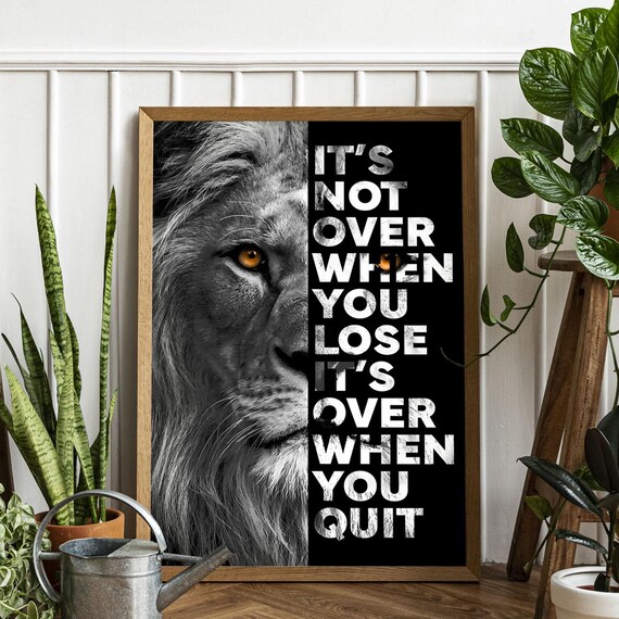 Lion Wall Decoration Oil Painting Canvas Art Room Decor Home Holiday Festivals Sence Bedroom