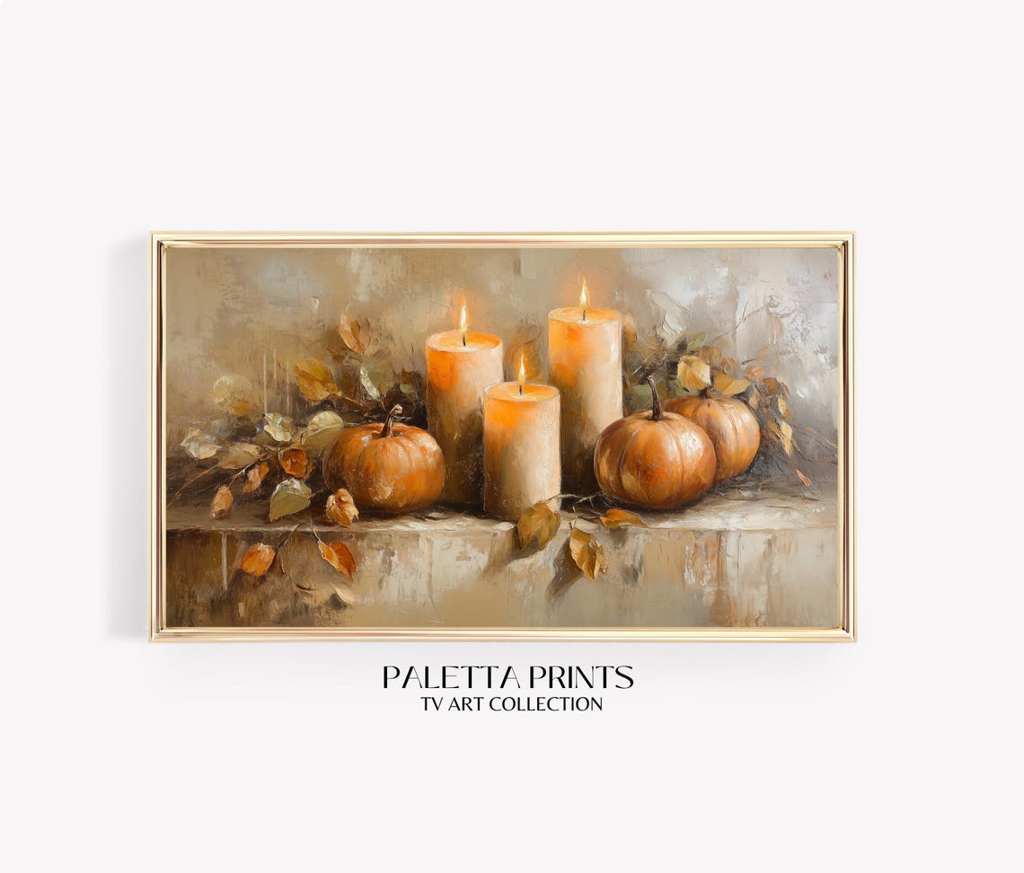 Frame Tv Rustic Artwork Art For Frame Tvs Cozy Seasonal Wall Art Scenic Tv Art Vintage Artwork Paletta Prints
