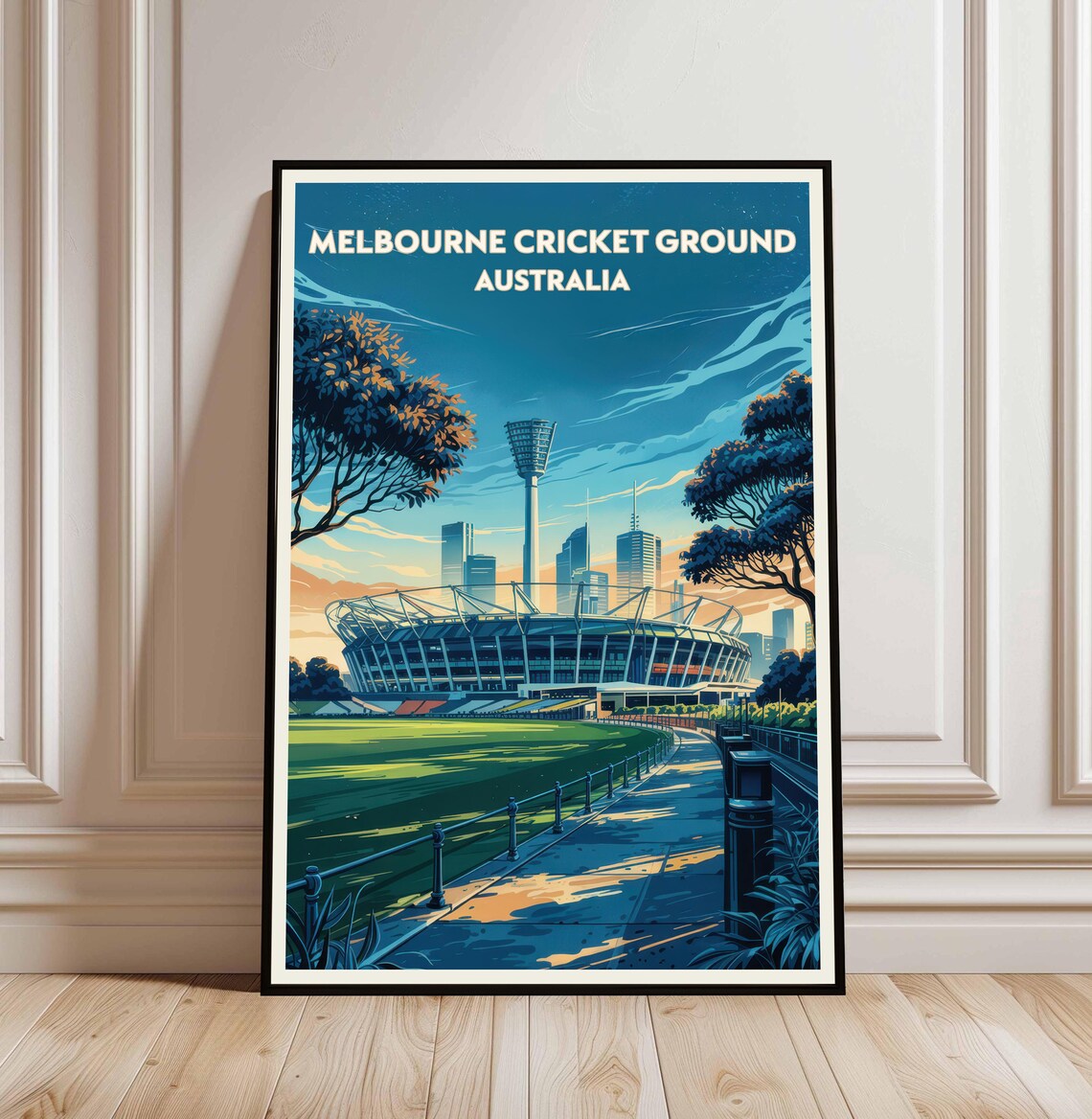 Melbourne Cricket Ground Travel Poster, Australia