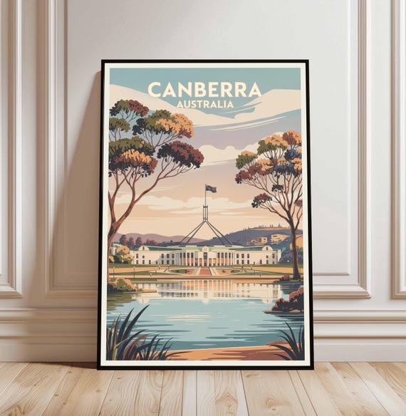 Canberra Print Poster Wall Art Artwork Photo Decor Australia