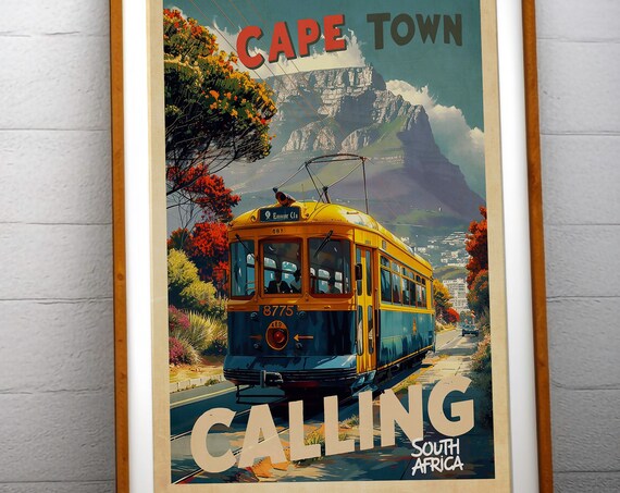 Cape Town Travel Prints Posters South African Art For Home Decor