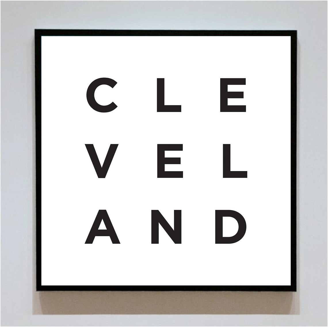 Los Angeles Spaced Bold Letter Typography City of Angels Pride Poster - Image 4