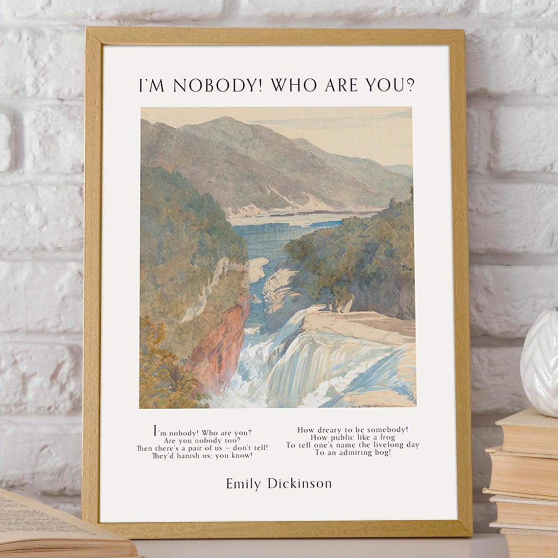 Emily Dickinson Poem Poster, Classic Literary Inspiration - Image 2