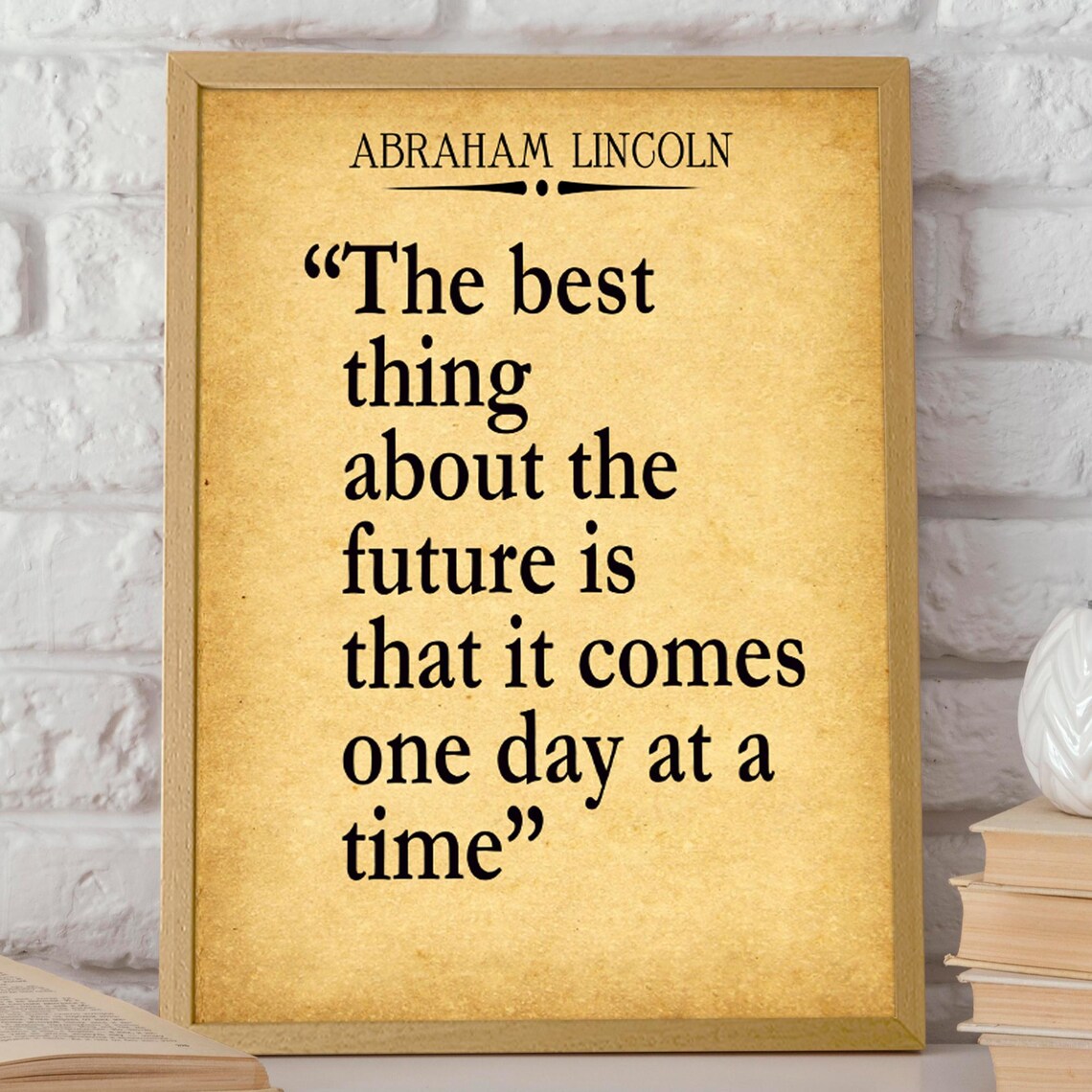 One Day At A Time Quote Poster, Recovery Message