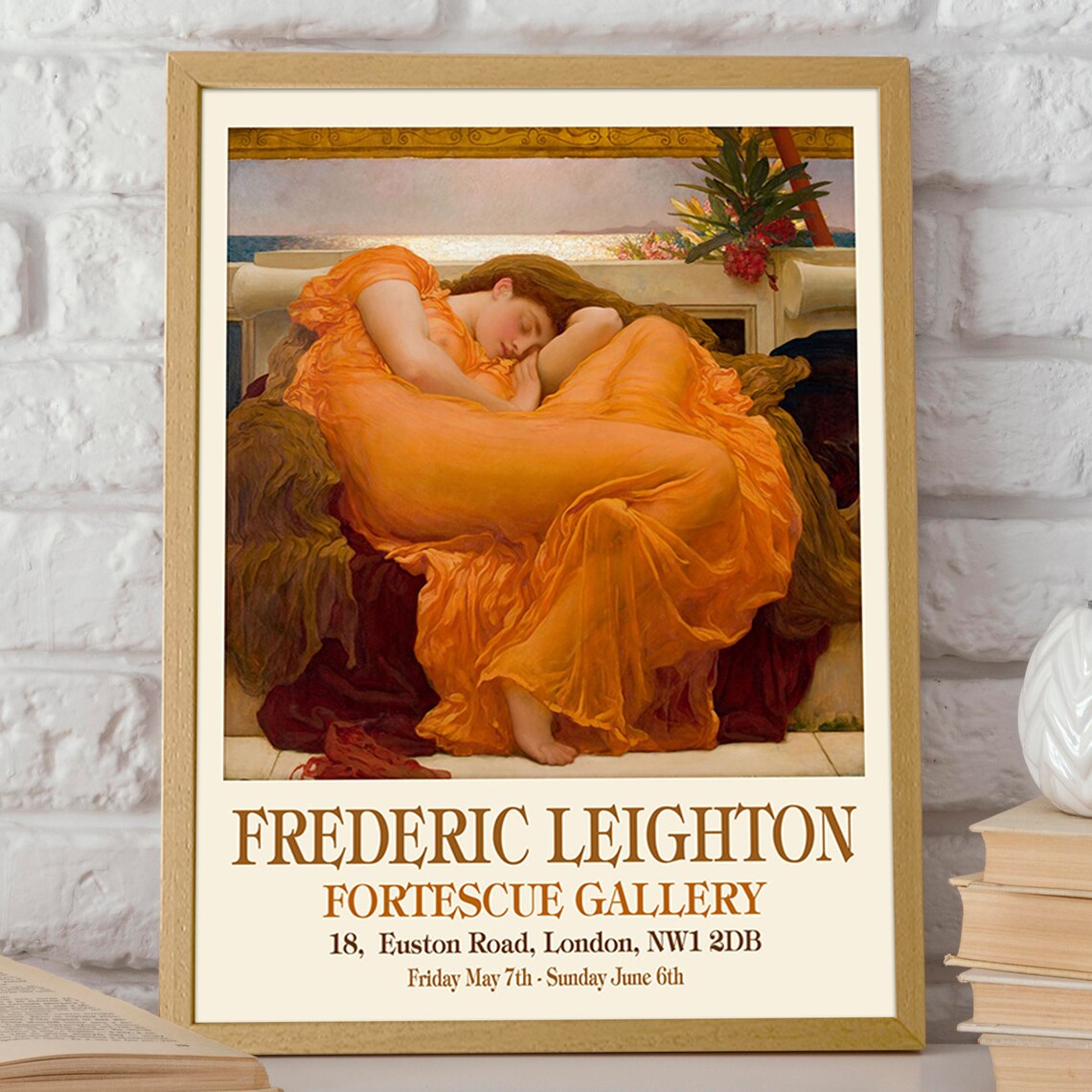 Orange by Frederick Leighton, Classic Poster Print - Image 2