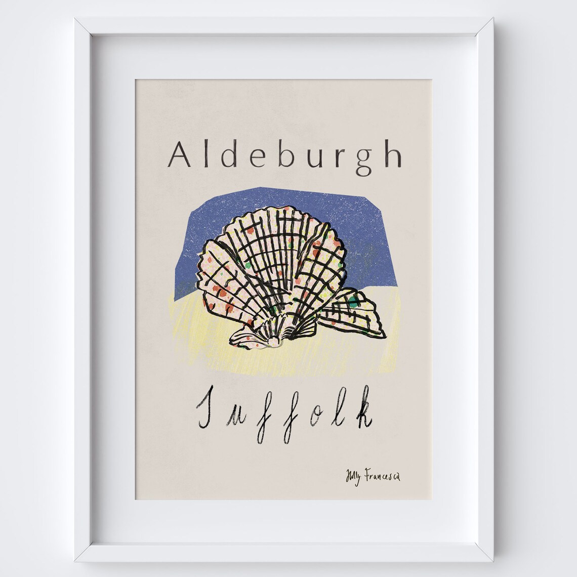 Aldeburgh Suffolk Coast Poster Print, Seafood