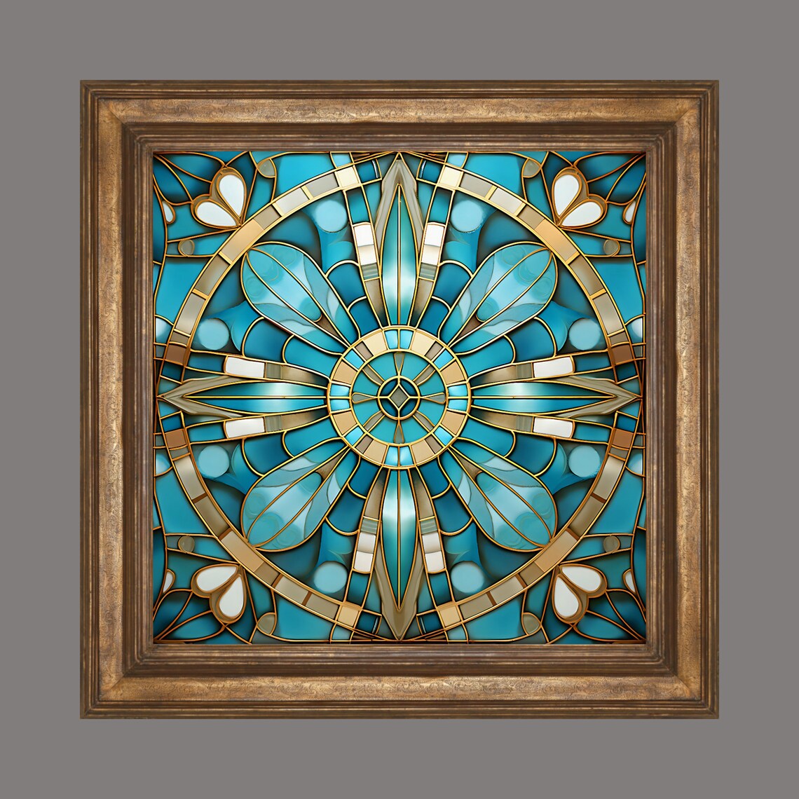 Art Deco Ceramic Tile, Art Nouveau Home Decor - Image 3
