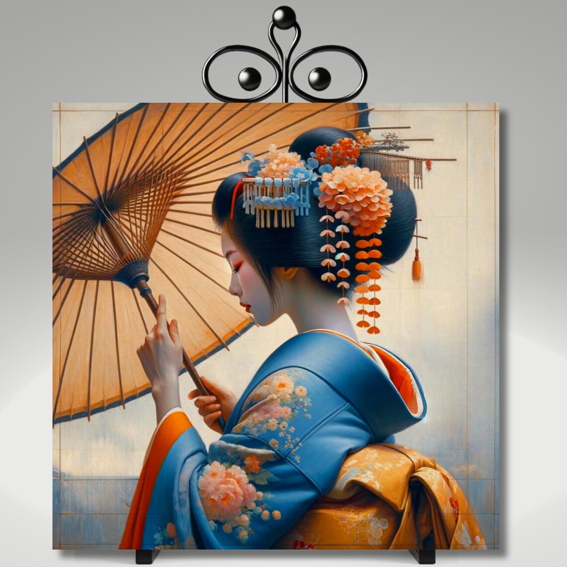 Japanese Geisha Vintage Asian Wall Art Poster - Image 5