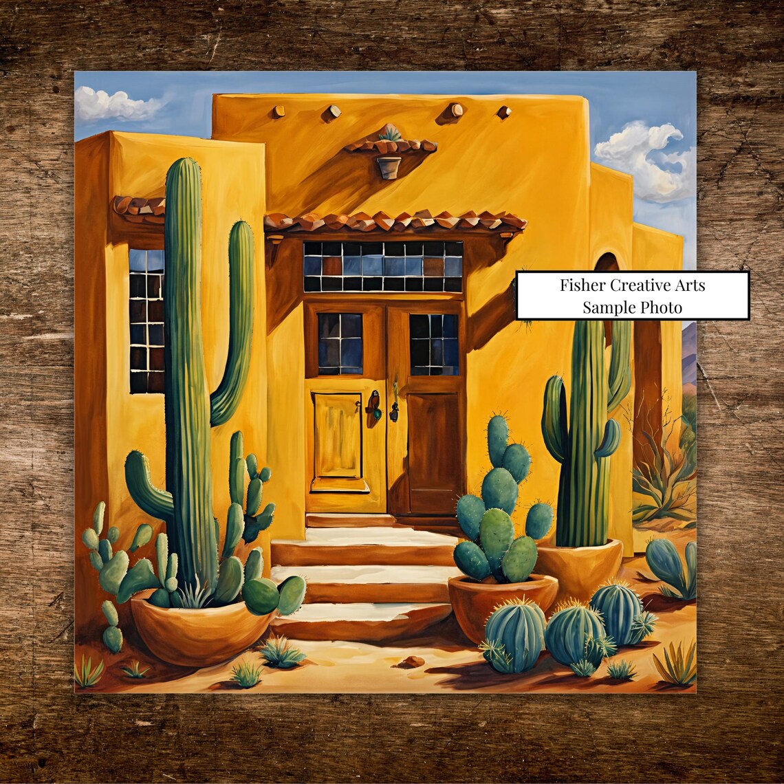 Adobe House, Desert Southwest Arizona Art Print