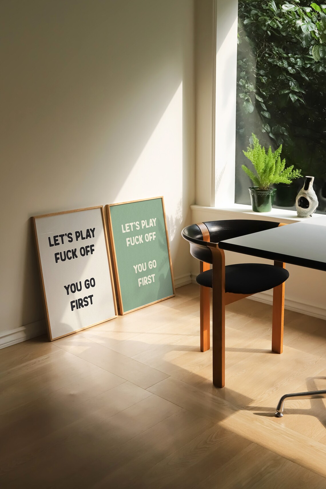 Let's Play Fuck Off You Go First Art Print - Image 2