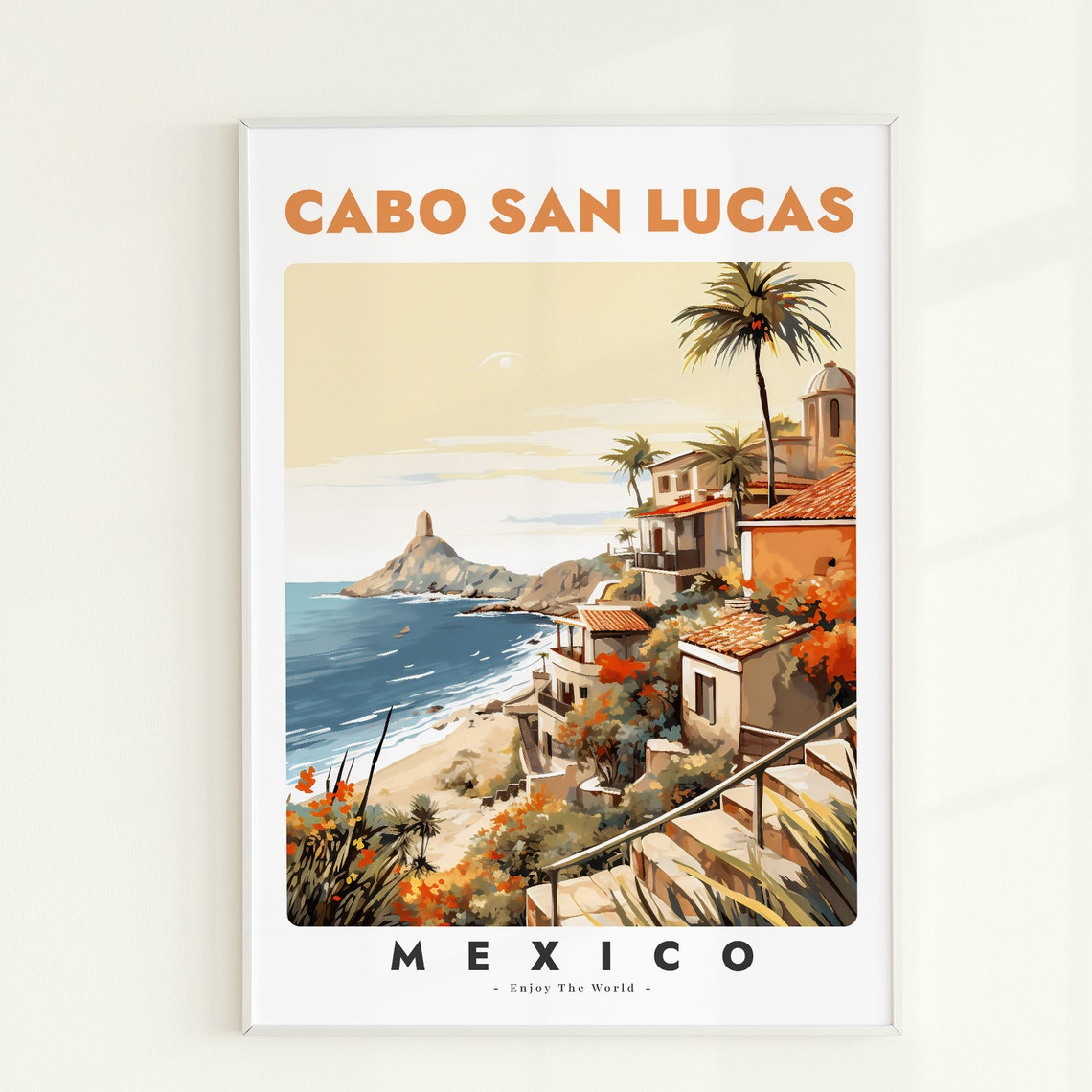 Cabo San Lucas Vintage Travel Poster