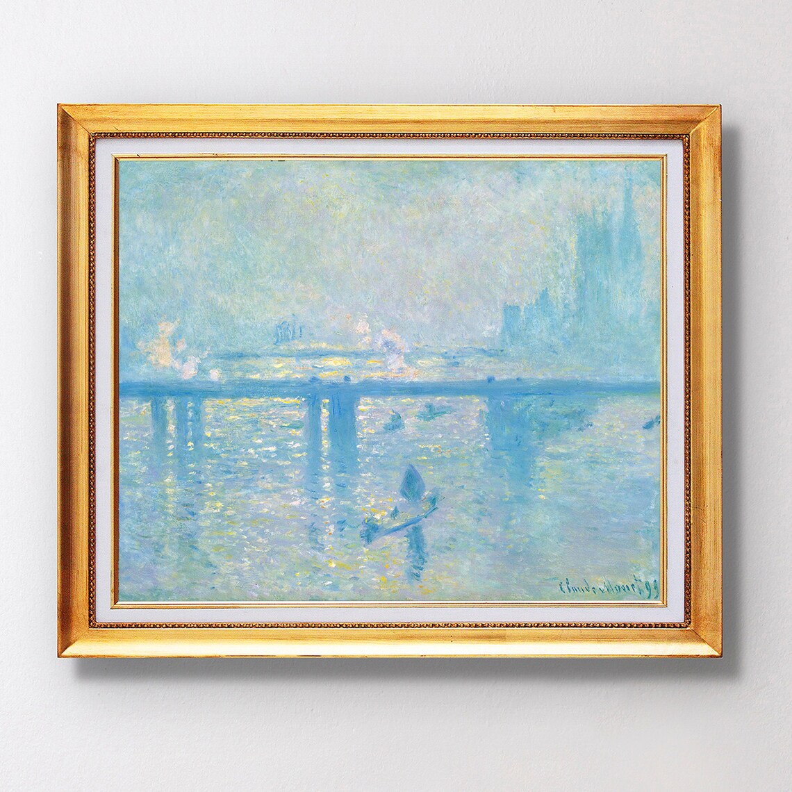 Claude Monet Charing Cross Bridge Fine Art Glice 1899 Sku 0110 - Image 2