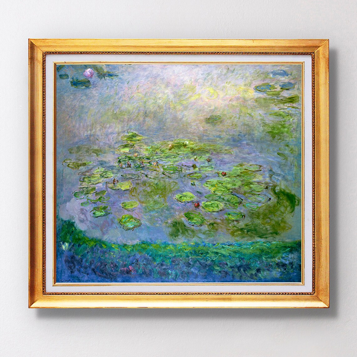 Claude Monet Nymphas Fine Art Glice 1914 Sku 0151 - Image 2