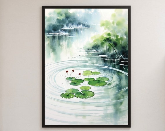 Zen Wall Art Japanese Art Zen Printed Wall Art Japanese Fine Art Zen Wall Decor Mimimalist Japan Art Nature Minimalist Poster