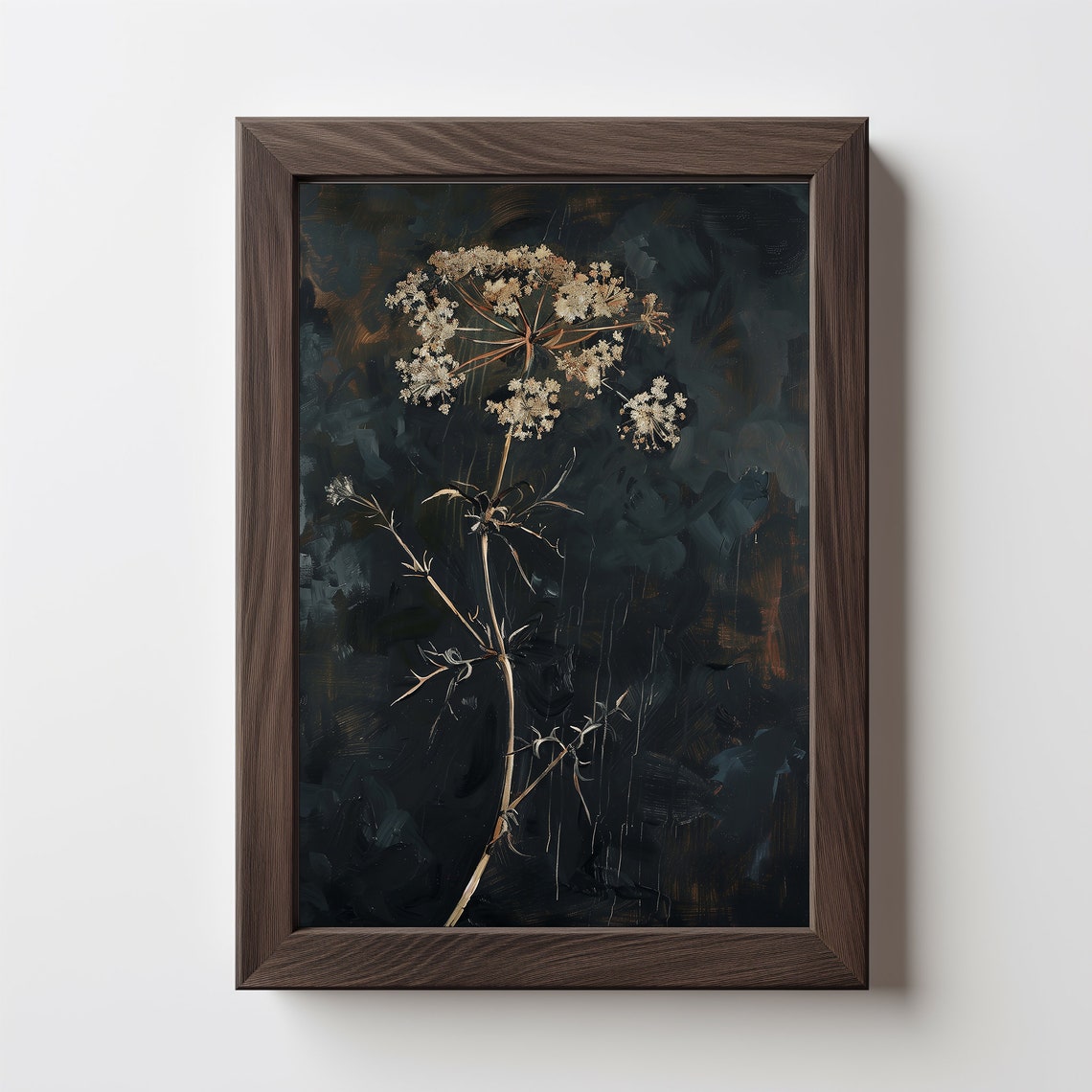 Moody Floral Wall Art Dark Botanical Prints Floral Art Flower 225