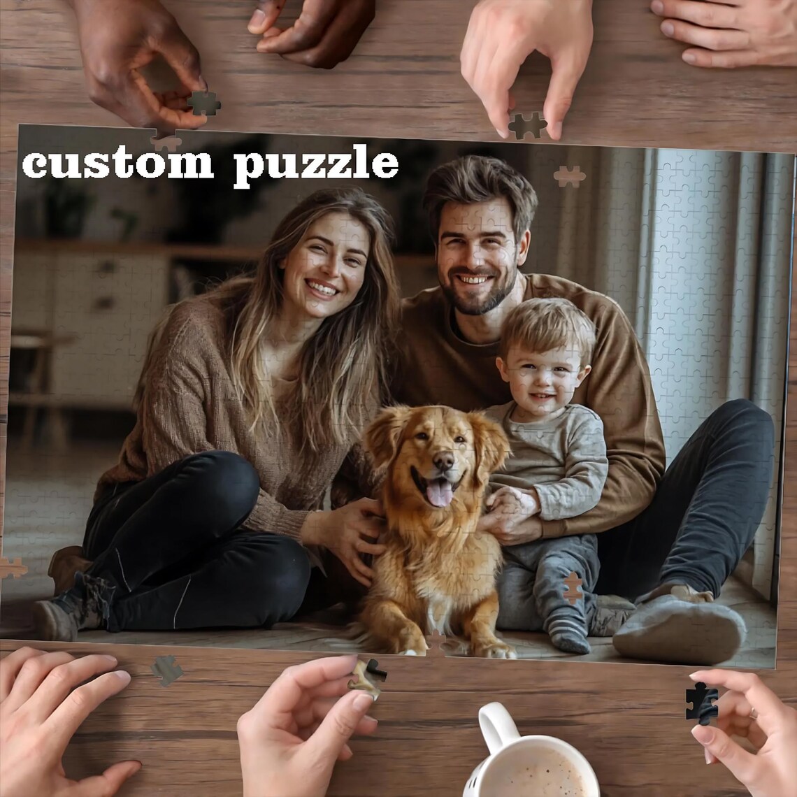Custom Jigsaw Puzzle, Personalized Photo Puzzle Gift