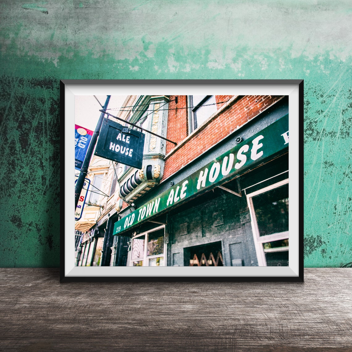 Old Town Ale House 219 Green Awning Chicago Bar Photo Poster