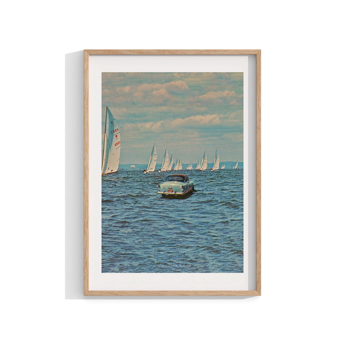 Collage Art Print, Modern Surreal Scene