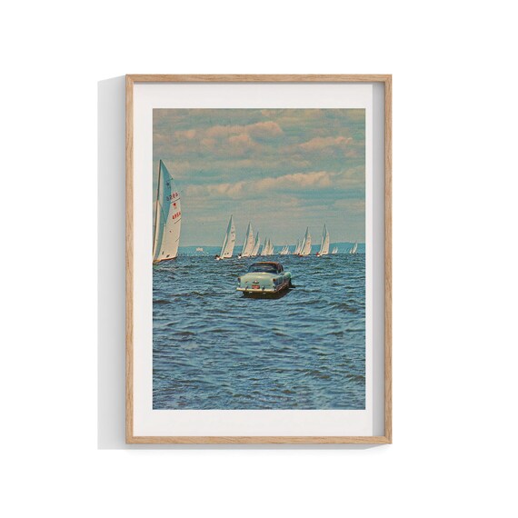 Collage Art Print, Modern Surreal Scene
