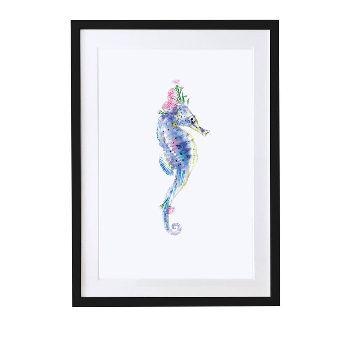 Seahorse Sea Life Art Print