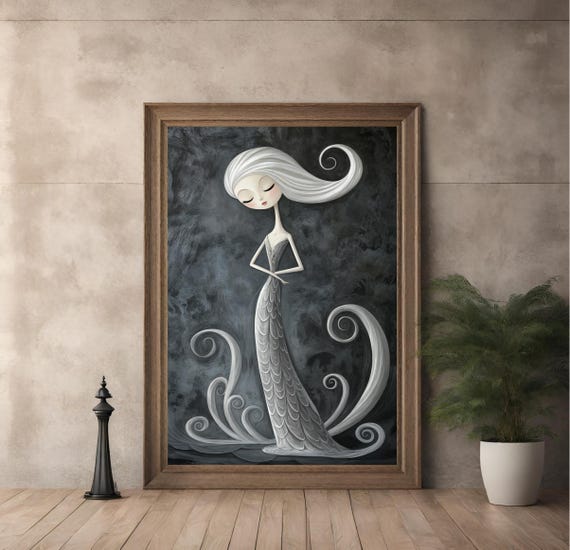 Whimsical Dance Art Print Modern Wall Art Decor Unique Home And Office Decoration Stylish Artistic Gift Gift For Dancer