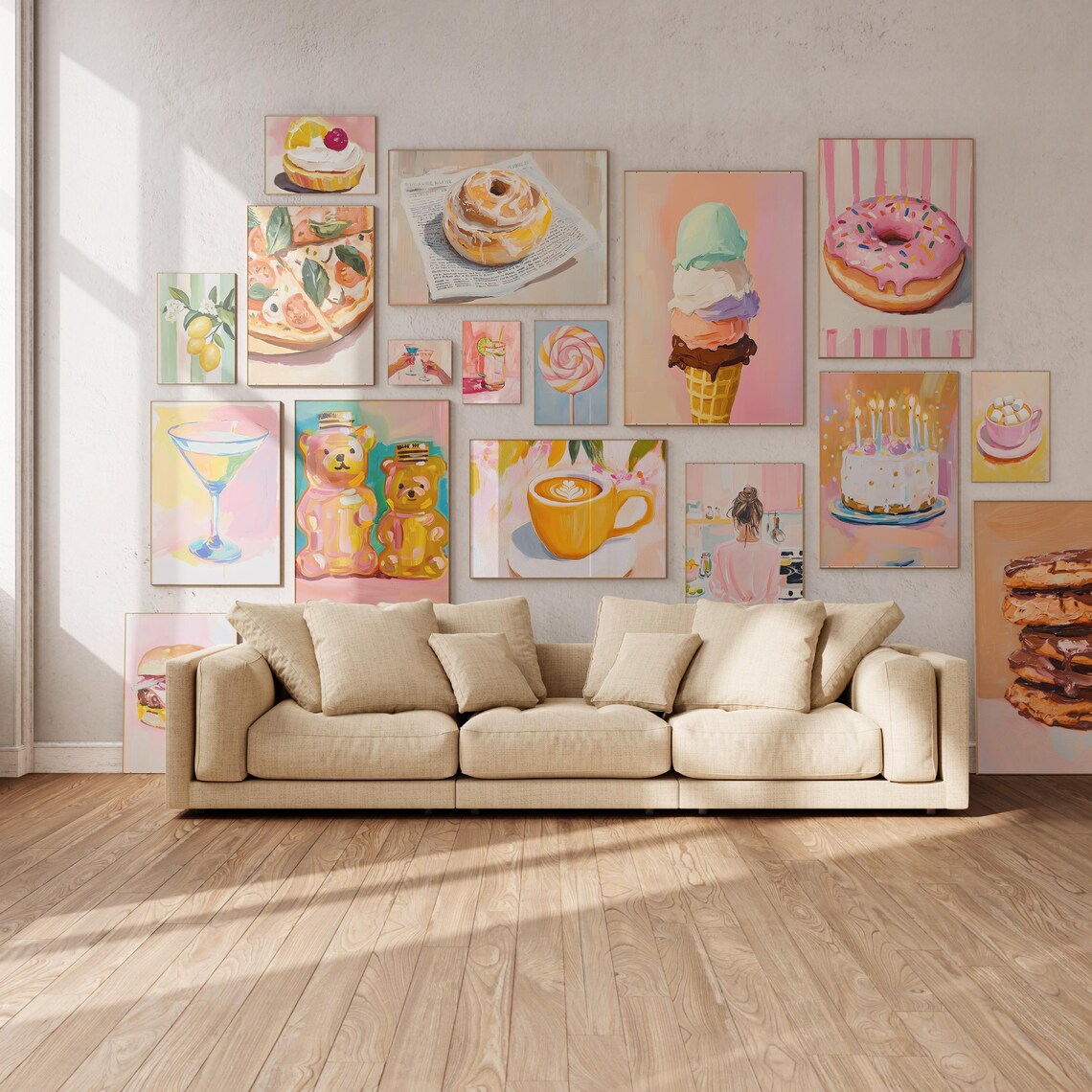 Modern Abstract Wall Prints, Gallery Wall Art - Image 3