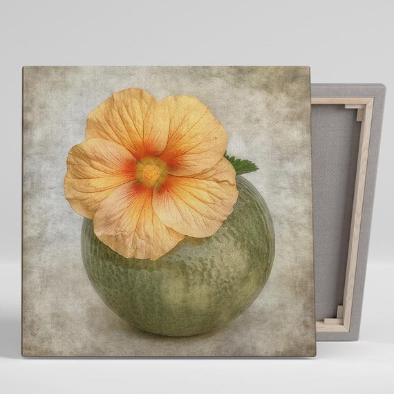 Hibiscus Wall Art Or Poster Floral Tropical Decor Living Room Bedroom Office Bathroom Minimalist Rustic Scandinavian Art Print